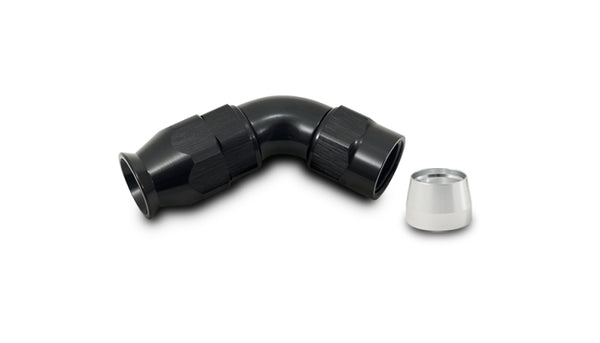 Vibrant Performance - 28606 - 60 Degree High Flow Hose End Fitting for PTFE Lined Hose, -6AN