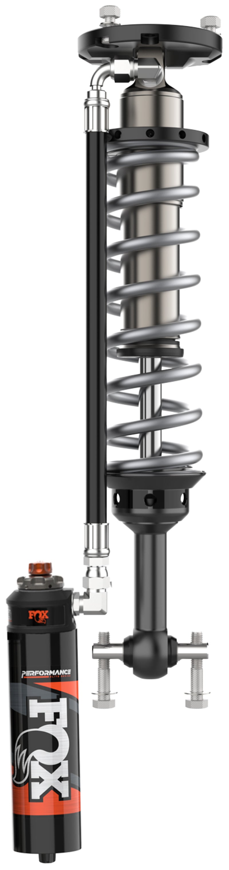 FOX 2.5 Truck Performance Elite Remote Reservoir Front Coilover, DSC, 1-2 in Lift — 2015-2020 Ford F150 2WD (883-06-189)