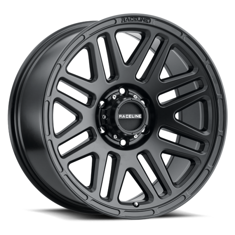 Raceline Roue 944B Outlander 18x9 po / 6x135 / déport 12mm / alésage 87.1mm - noir satiné