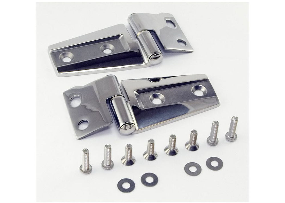 Rugged Ridge 0718 Wrangler HOOD Hinge KIT Stainless Steel