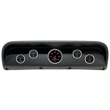 5 GAUGE DIRECT-FIT DASH KIT, FORD TRUCK 67-72, DESIGNER BLACK