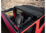 Rugged Ridge 2018+ Jeep Wrangler JLU 4 Dr Black Diamond Stitch Cloth Voyager Top (Tinted) (1386335)