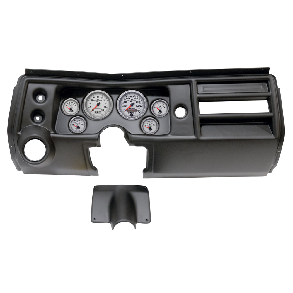 AutoMeter 6 GAUGE DIRECT-FIT DASH KIT, CHEVY CHEVELLE VENT 68, ULTRA-LITE II (2902-14)