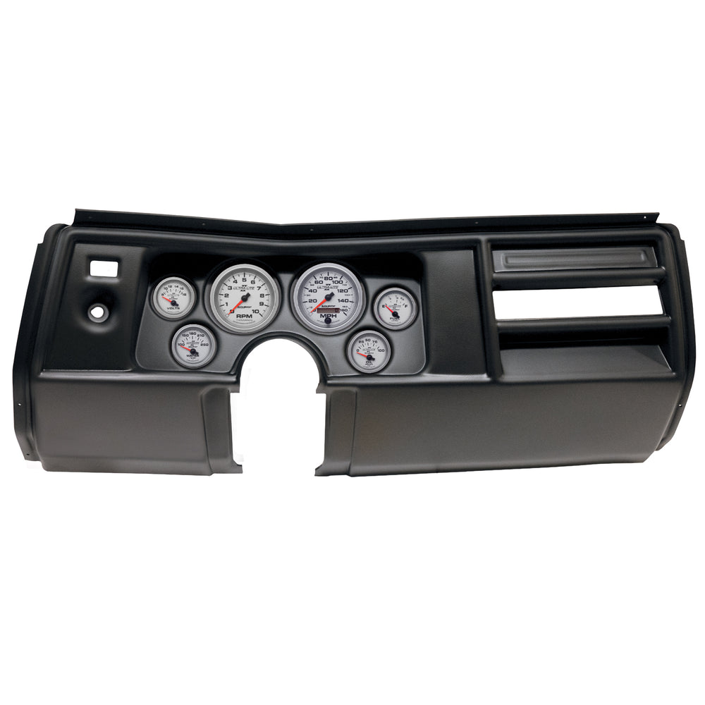 AutoMeter 6 GAUGE DIRECT-FIT DASH KIT, CHEVY CHEVELLE NO VENT 69, ULTRA-LITE II (2908-14)