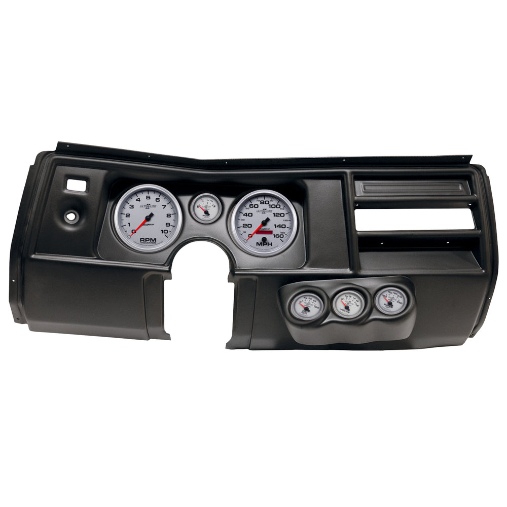 AutoMeter 6 GAUGE DIRECT-FIT DASH KIT, CHEVY CHEVELLE NO VENT 69, ULTRA-LITE II (2910-14)