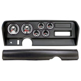 6 GAUGE DIRECT-FIT DASH KIT, PONTIAC GTO NO AC 70-72, AMERICAN MUSCLE