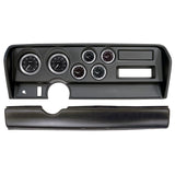 6 GAUGE DIRECT-FIT DASH KIT, PONTIAC GTO NO AC 70-72, CHRONO