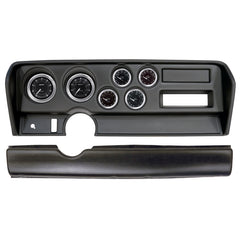 AutoMeter 6 Gauge Direct-Fit Dash Kit, Pontiac Gto NO AC 70-72, Chrono