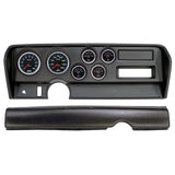 6 GAUGE DIRECT-FIT DASH KIT, PONTIAC GTO NO AC 70-72, COBALT