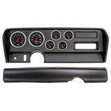 6 GAUGE DIRECT-FIT DASH KIT, PONTIAC GTO NO AC 70-72, SPORT-COMP