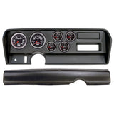6 GAUGE DIRECT-FIT DASH KIT, PONTIAC GTO NO AC 70-72, SPORT-COMP II