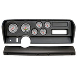 6 GAUGE DIRECT-FIT DASH KIT, PONTIAC GTO NO AC 70-72, ULTRA-LITE