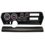 6 GAUGE DIRECT-FIT DASH KIT, PONTIAC GTO AC 70-72, SPORT-COMP II