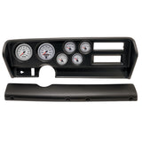 6 GAUGE DIRECT-FIT DASH KIT, PONTIAC GTO AC 70-72, ULTRA-LITE II