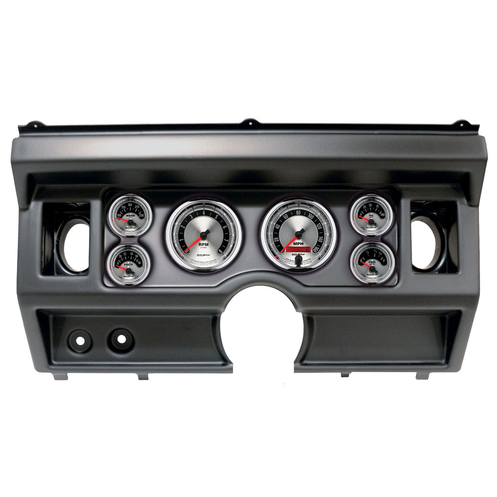 AutoMeter 6 Gauge Direct-Fit Dash Kit, Ford Truck AC 80-86, American Muscle