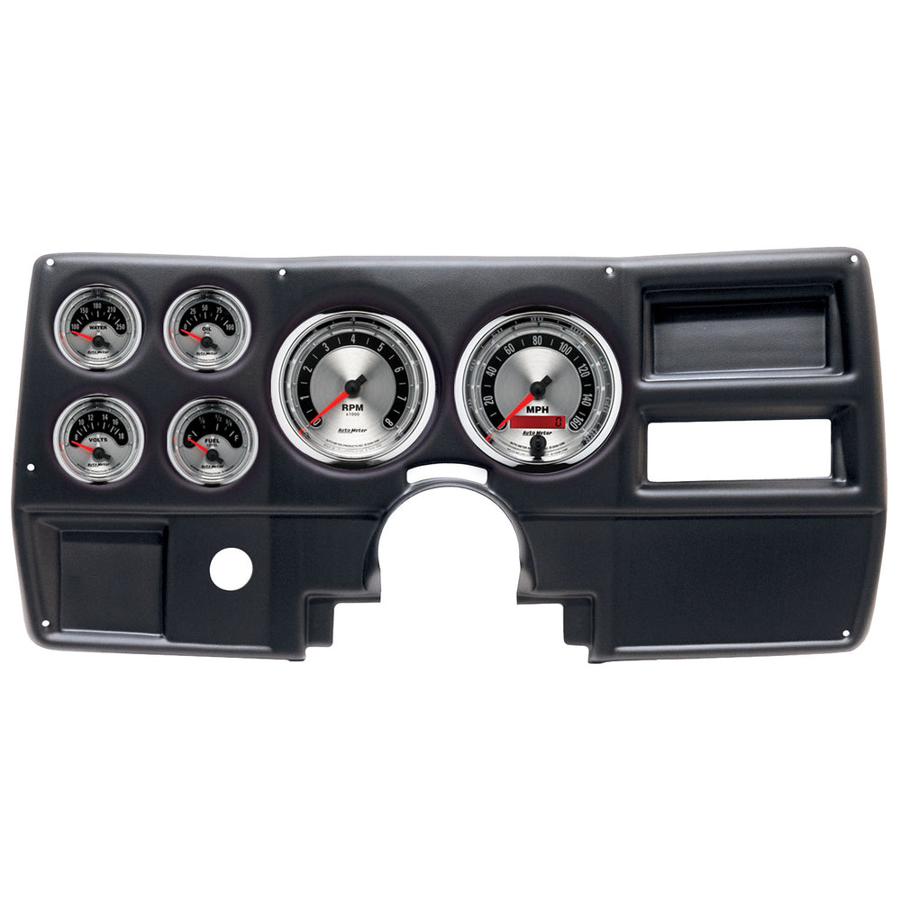 AutoMeter 6 Gauge Direct-Fit Dash Kit, Chevy/GMC Truck NO Vent 84-87, American Muscle