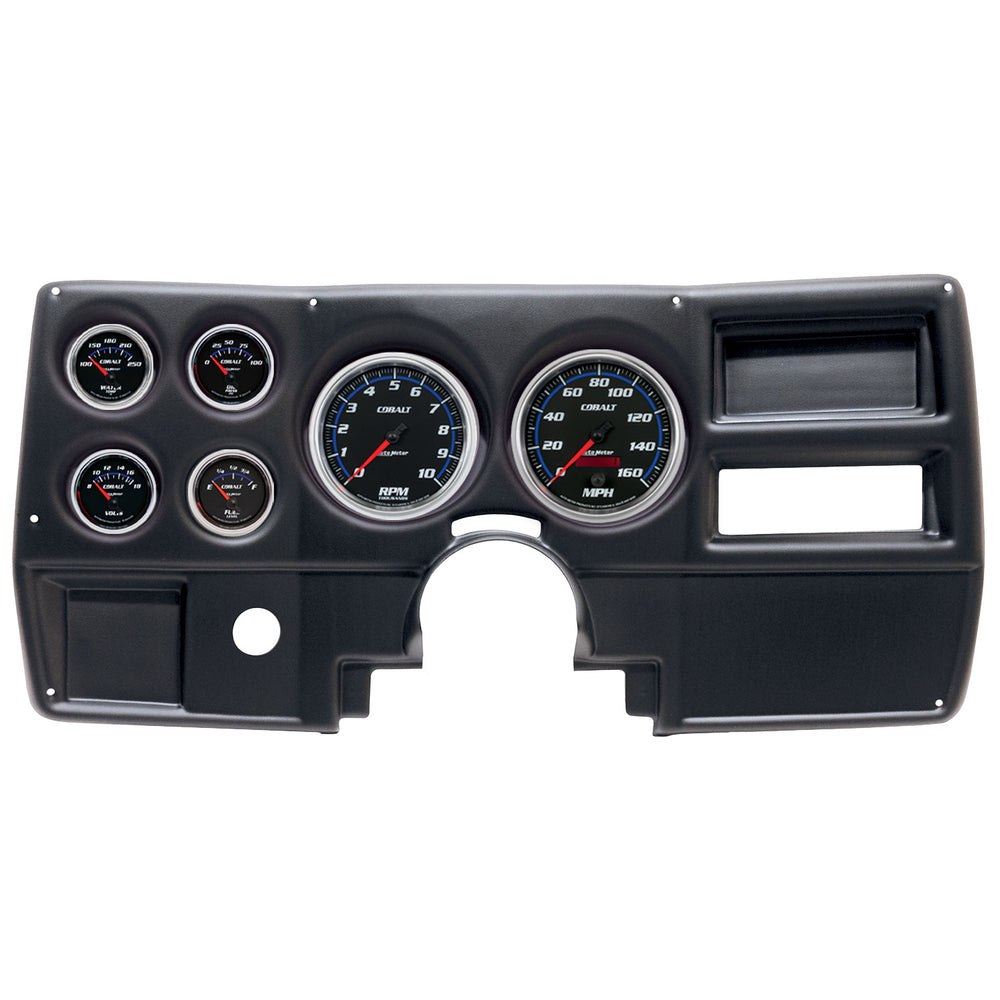 AutoMeter 6 Gauge Direct-Fit Dash Kit, Chevy/GMC Truck NO Vent 84-87, Cobalt