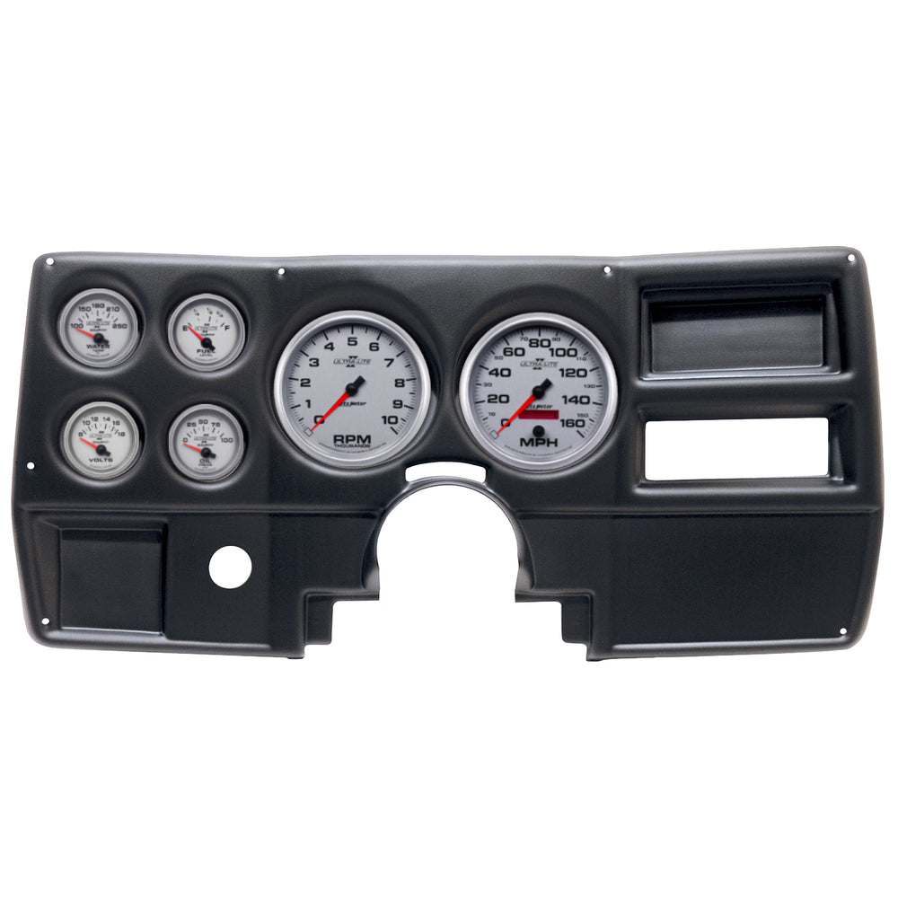 AutoMeter 6 Gauge Direct-Fit Dash Kit, Chevy/GMC Truck NO Vent 84-87, Ultra-Lite II