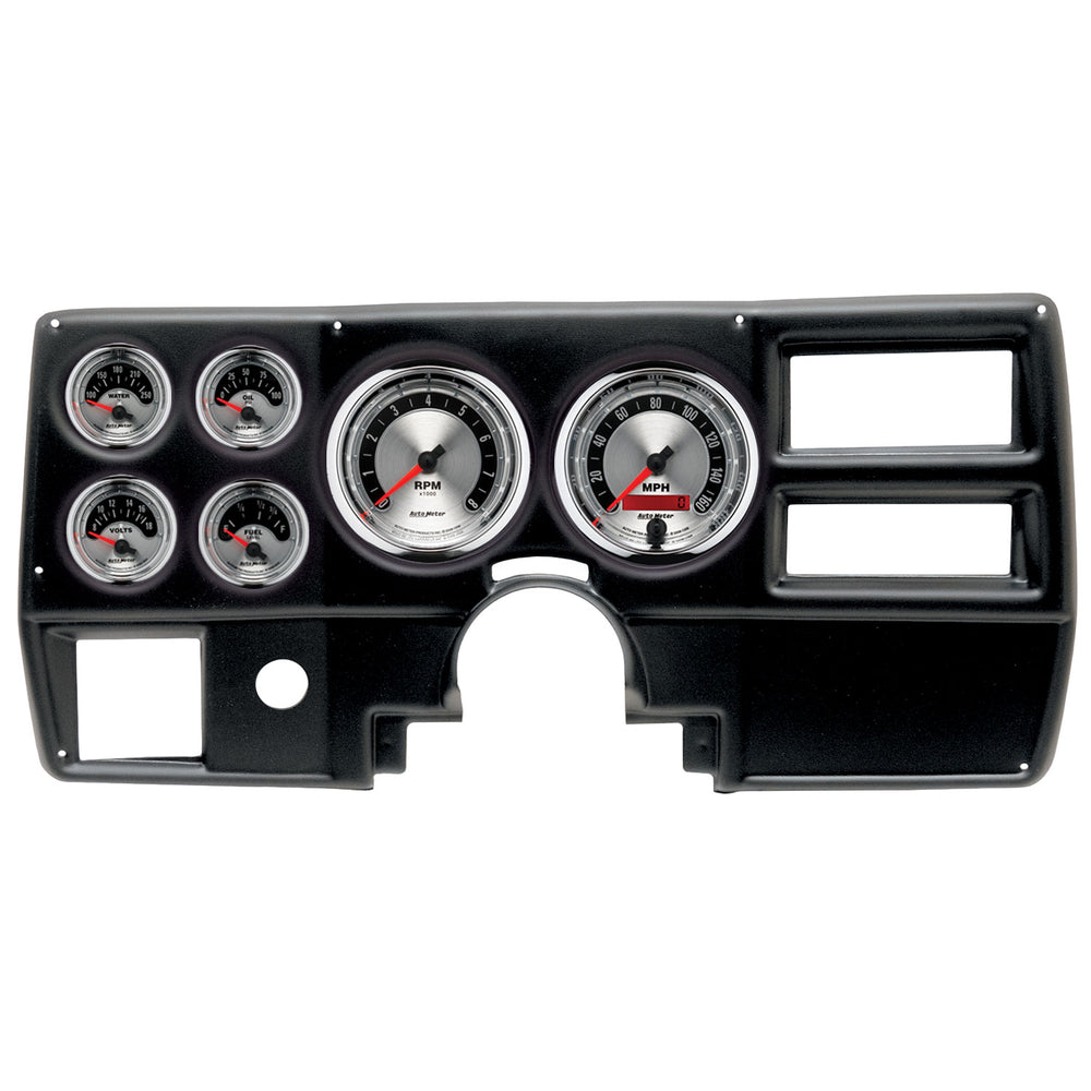 AutoMeter 6 Gauge Direct-Fit Dash Kit, Chevy/GMC Truck AC 84-87, American Muscle