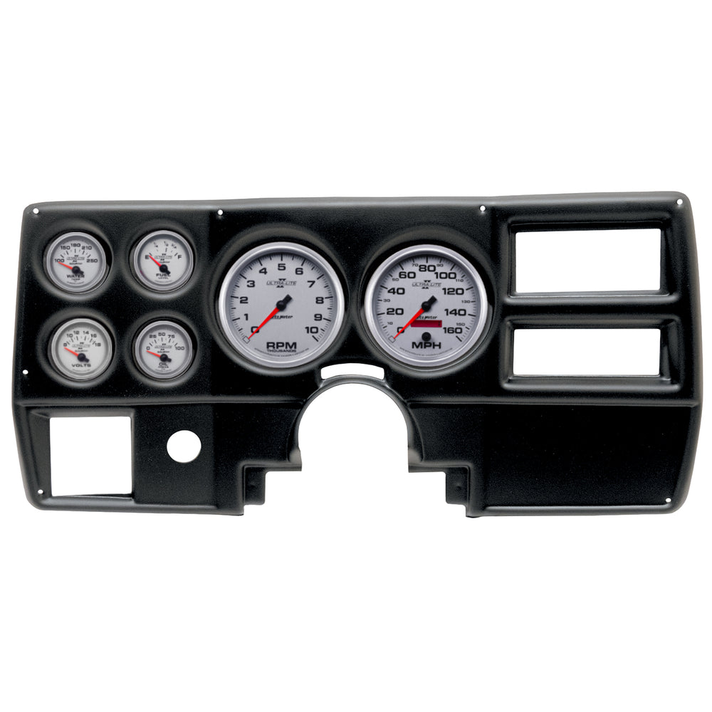 AutoMeter 6 Gauge Direct-Fit Dash Kit, Chevy/GMC Truck AC 84-87, Ultra-Lite II