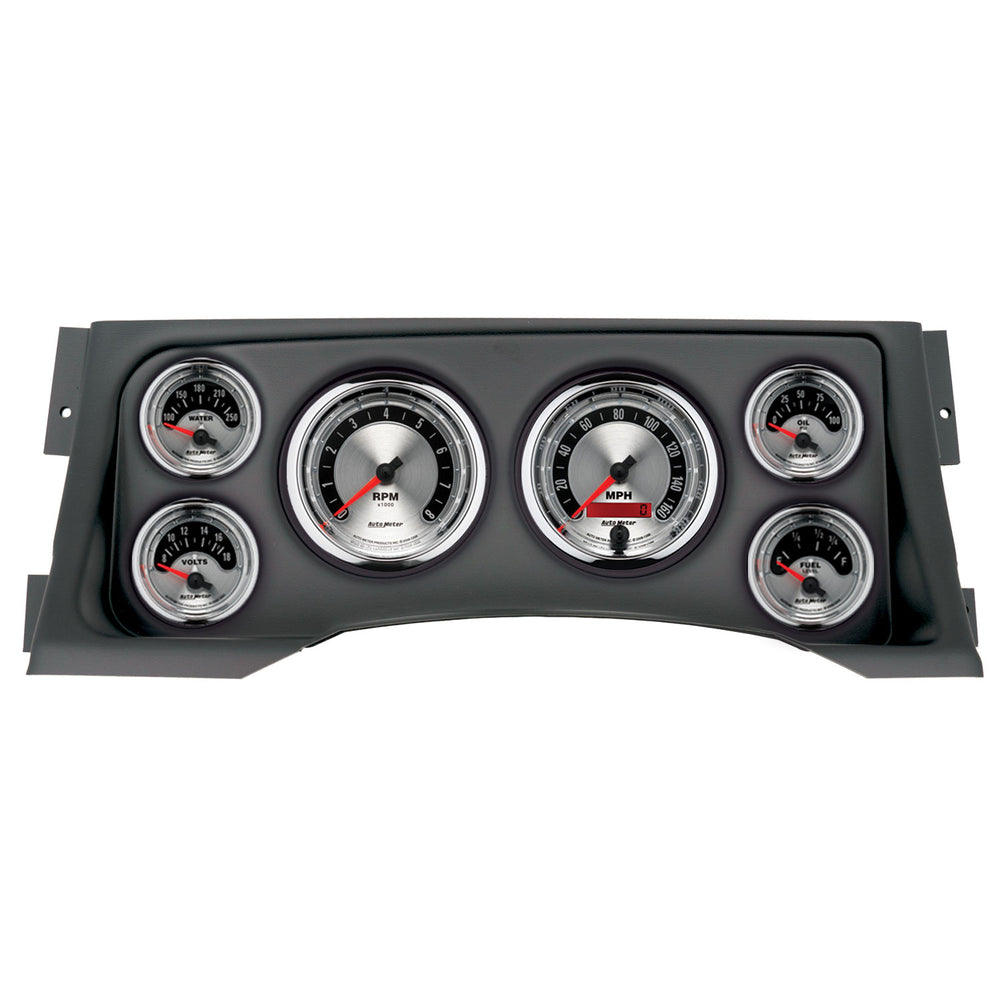 AutoMeter 6 Gauge Direct-Fit Dash Kit, Chevy/GMC Truck 95-98, American Muscle