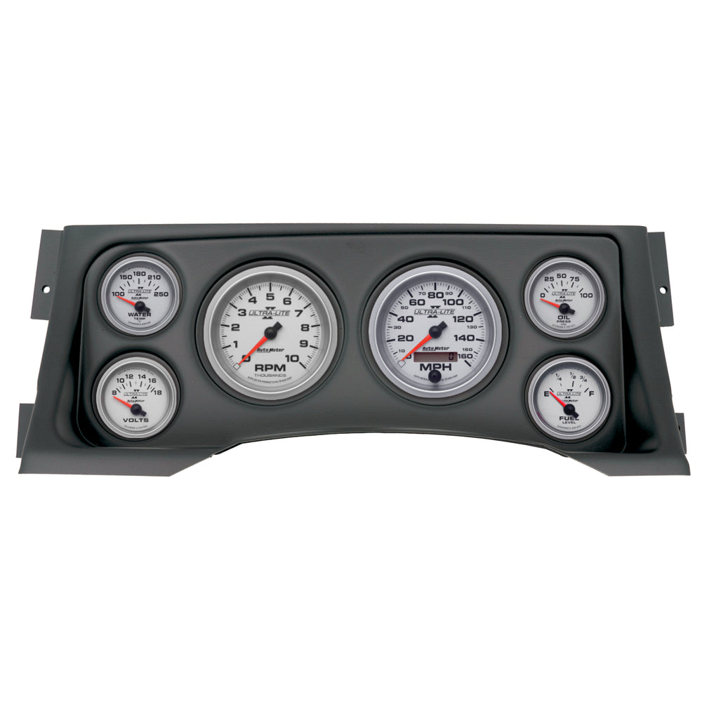 AutoMeter 6 Gauge Direct-Fit Dash Kit, Chevy/GMC Truck 95-98, Ultra-Lite II