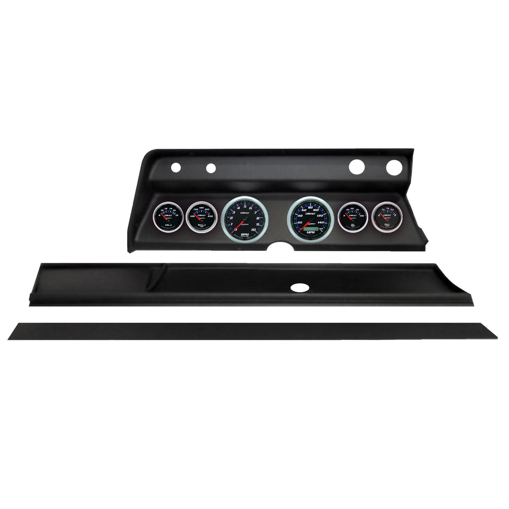AutoMeter 6 Gauge Direct-Fit Dash Kit, Chevy Chevelle 67, Cobalt