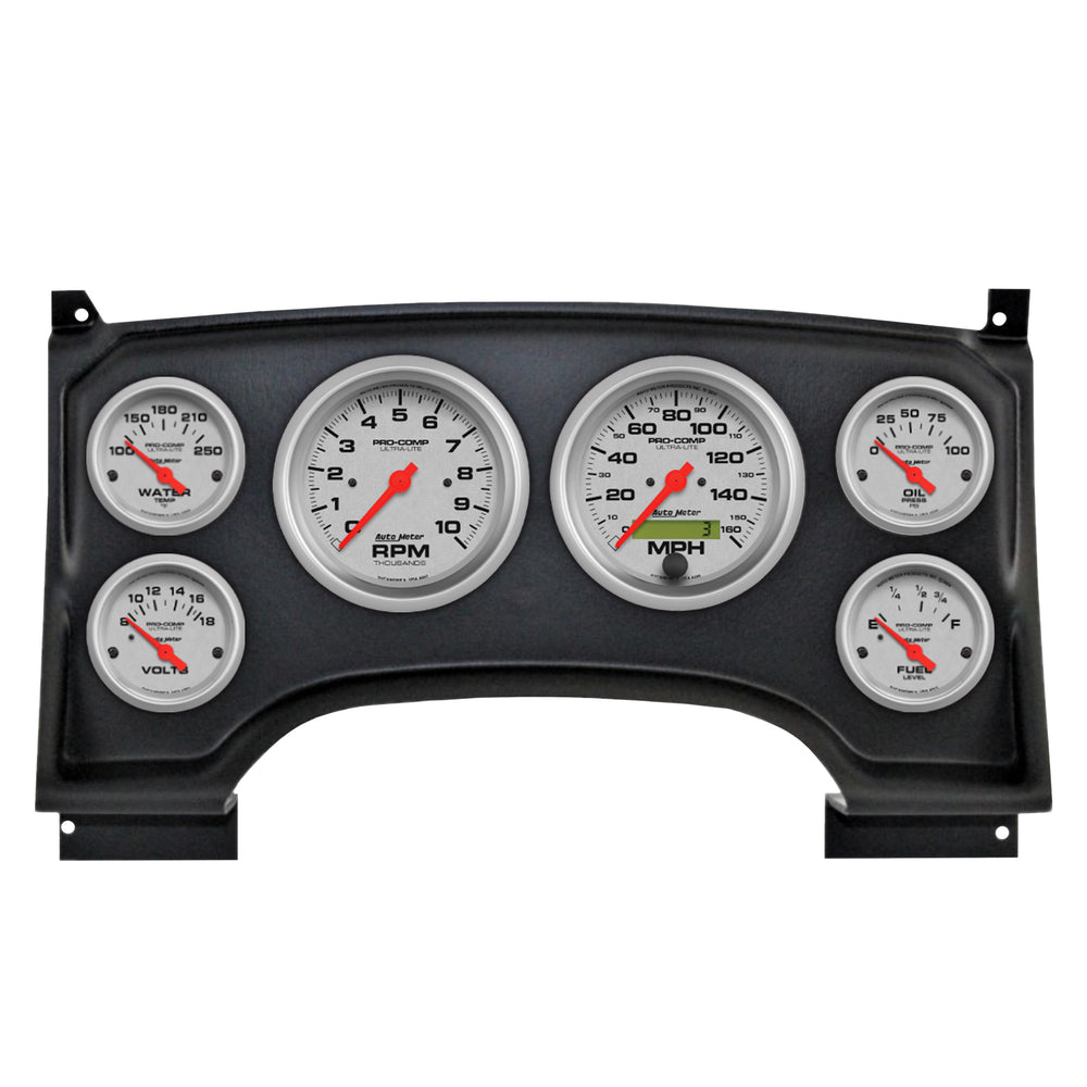 AutoMeter 6 Gauge Direct-Fit Dash Kit, Chevy S10 Truck 94-97, Ultra-Lite