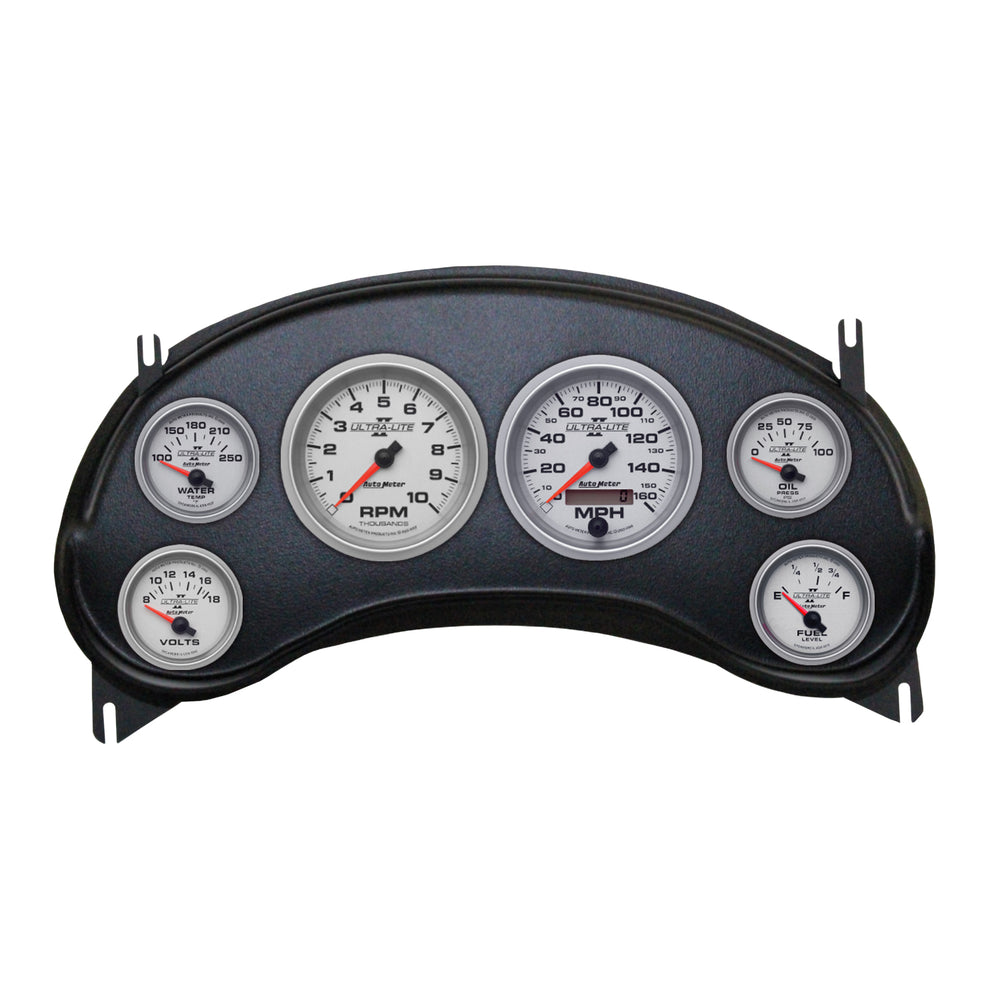 AutoMeter 6 Gauge Direct-Fit Dash Kit, Chevy S10 Truck 98-04, Ultra-Lite II