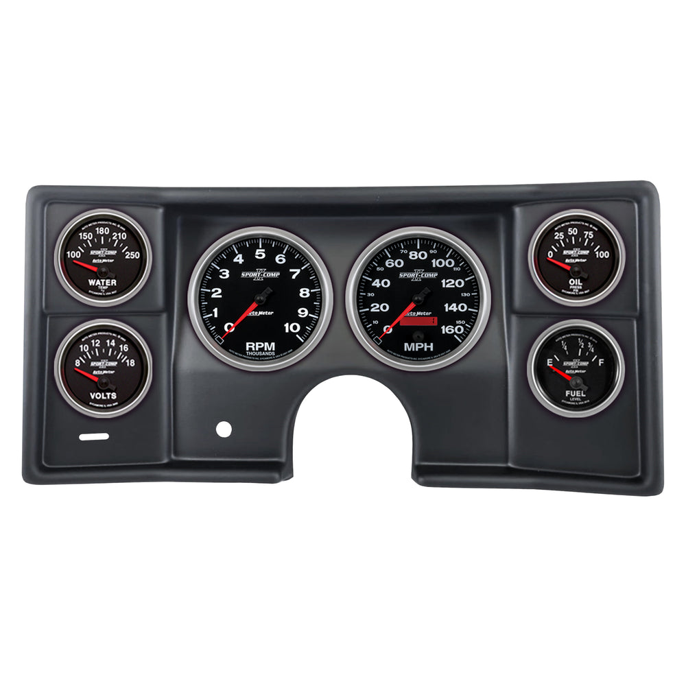 AutoMeter 6 Gauge Direct-Fit Dash Kit, Malibu/EL Camino/Montecarlo 78-81, Sport-Comp II
