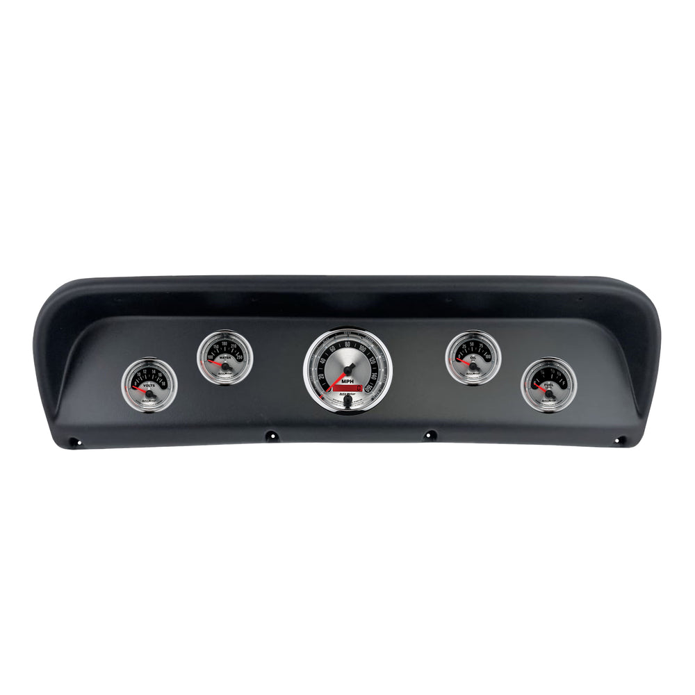 AutoMeter 5 Gauge Direct-Fit Dash Kit, Ford F100 67-72, American Muscle