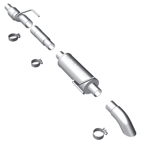 MagnaFlow Échappement Catback en inox avec embout en inox orienté vers le bas de 3 po 11 Ford F-150 3.5L turbocompressé