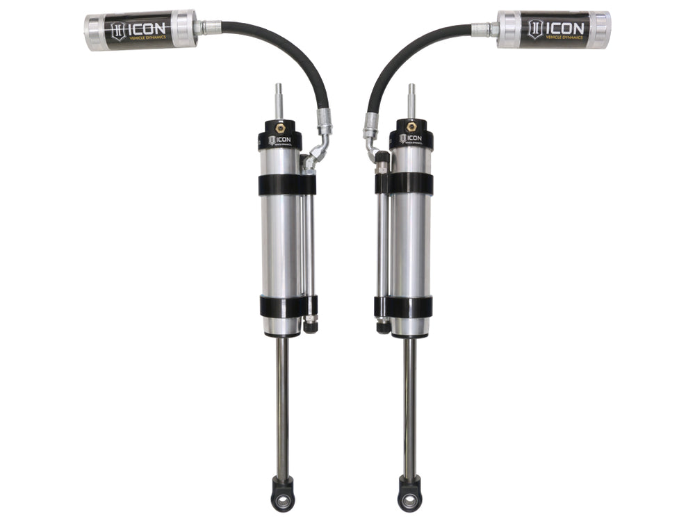 ICON 2007-2018 Jeep Wrangler JK, 3" Lift, Front, V.S. 2.5 Aluminum Series Omega Bypass Shock Absorbers, Remote