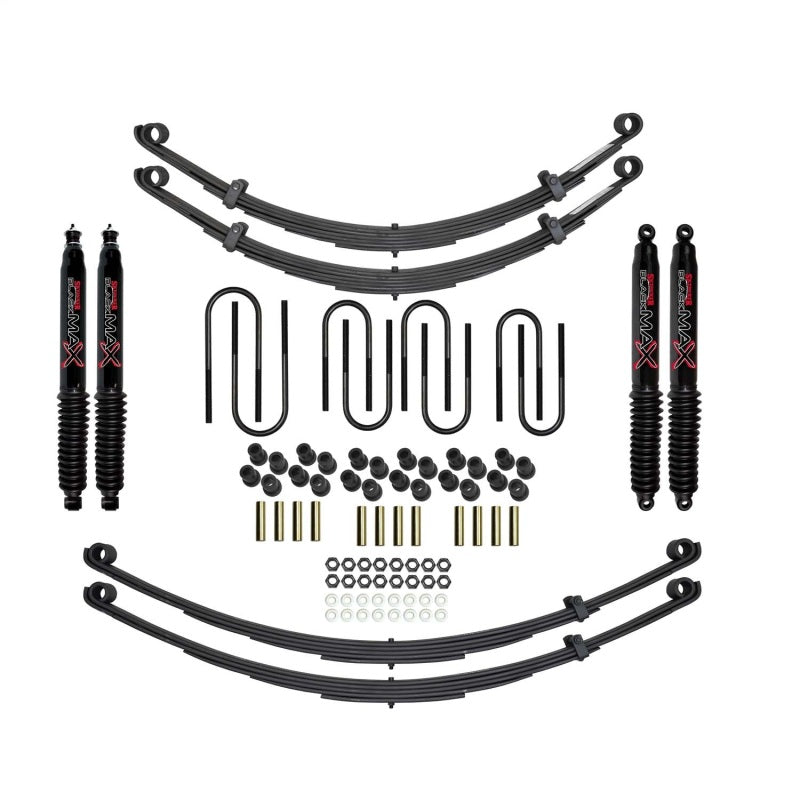 Skyjacker 2 in. Suspension Lift Kit with Black MAX Shocks — 71-73 International Scout II (S271WK-B)