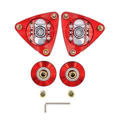 Pedders Plaques de carrossage réglables de support de jambe de force avant 2015+ Ford Mustang (pour ensemble ped-160099)
