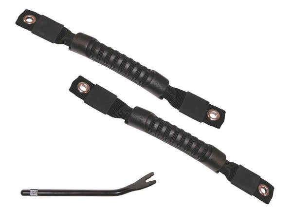 Rugged Ridge DOOR GRAB Strap PAIR9706 Wrangler Black