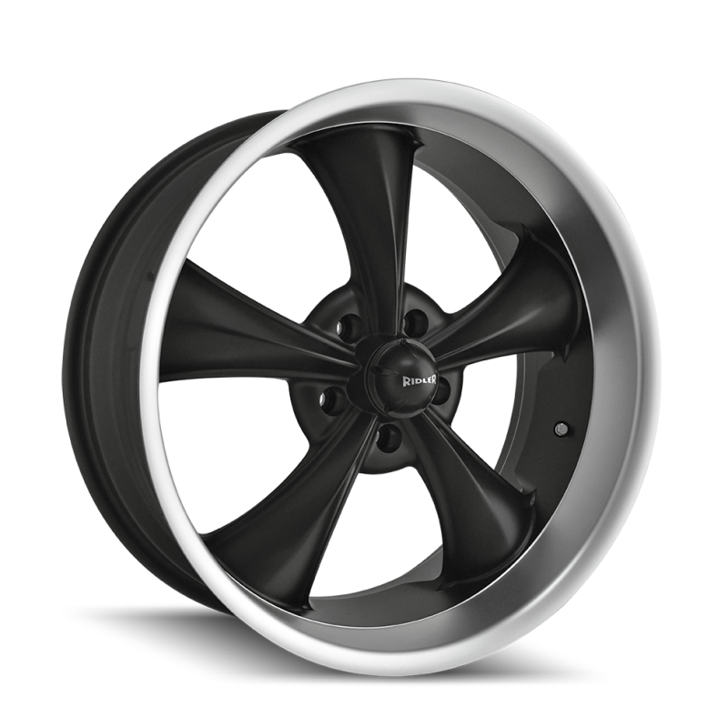Ridler Roue 695 18x8 / 5x127 BP / déport 0mm / moyeu 83.82mm - noir mat usiné