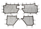 Rugged Ridge Tube Door Covers Rear Pair Black - 0718 Jku - image 2