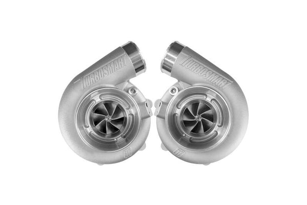 Turbosmart Ensemble biturbo miroir TS-1-6870B V-Band 0.96AR refroidi à l'huile