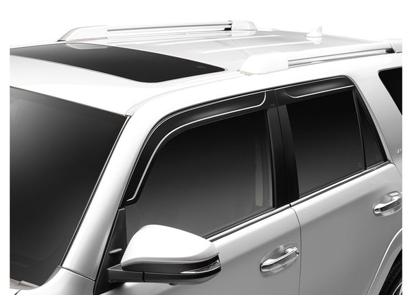 Husky Liners Window Deflectors — 2010-2024 Toyota 4Runner — Chrome