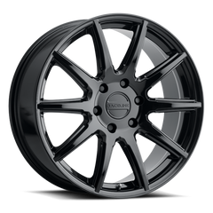 Raceline 159B Spike 18x8in / 5x127 BP / 35mm Offset / 78.1mm Bore - Gloss Black Wheel