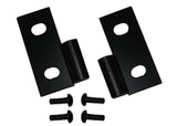 Rugged Ridge Lower Door Hinge Brackets 1976-2006 Jeep Cj & Wrangler Black