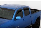 Auto Ventshade 2005-2015 Tacoma Double Cab 4Pc Original Ventvisorsmoke
