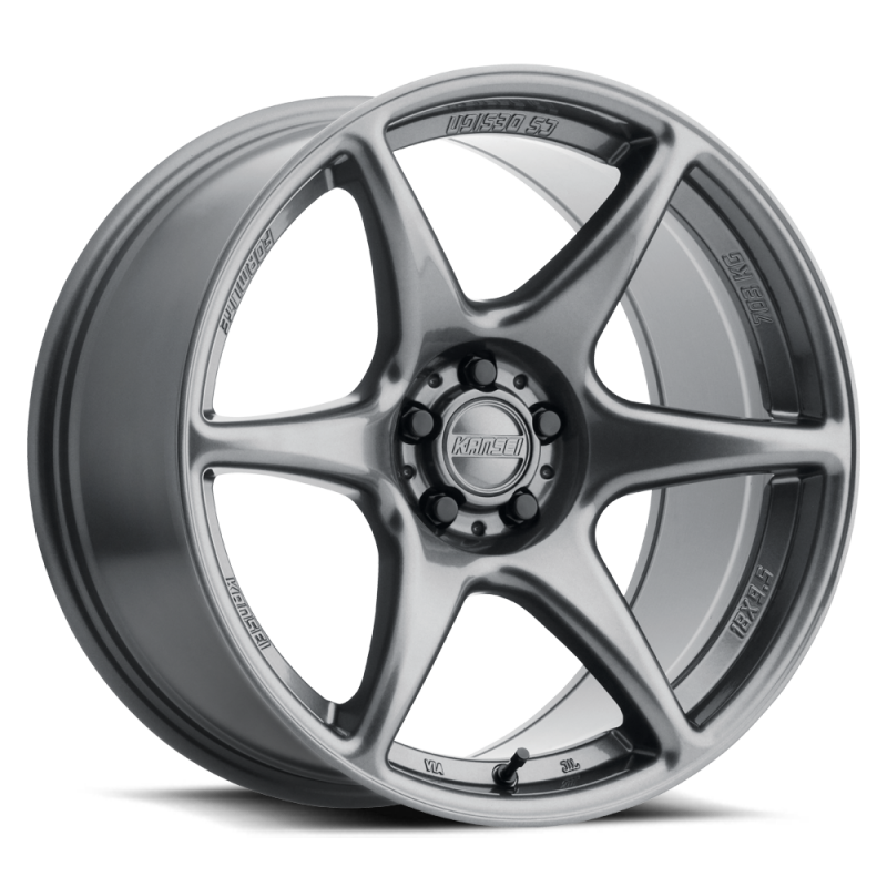 Kansei Roue K11G Tandem 19X10.5 / 5X114.3 / +35 - gris métal brillant