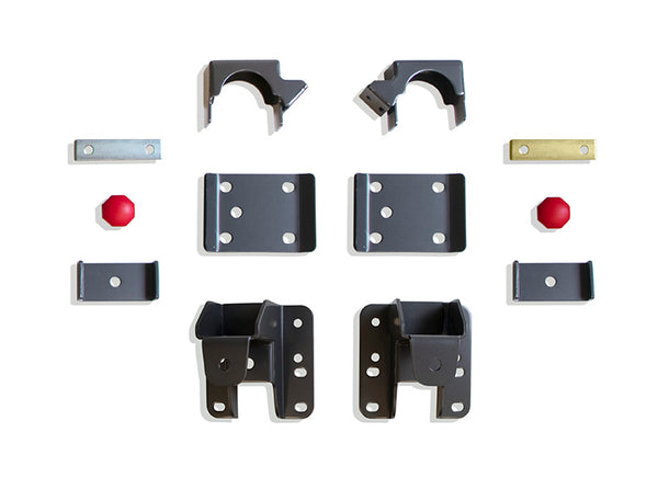 Maxtrac Suspension 2007-2018 Silverado/Sierra 1500 (2019 Ld/Ltd)2WD Rear 56" Adjustable Flip Kit with Hangers