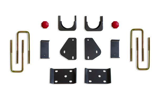 Maxtrac Suspension 2002-2008 RAM 1500 2WD Rear 46" Adjustable Flip Kit with Axle Relocators/Shackles