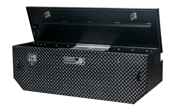 Highway Product 60 X 19.5 X 21 5TH Wheel Tool Box with Leopard Lid, Leopard Base - 3022-002-BK62S