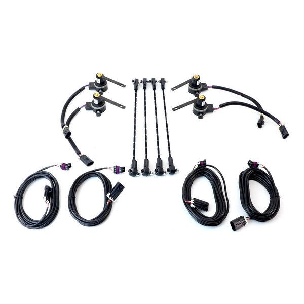 Ridetech Suspension Ridepro E5 Ride Height Sensor Kit with 4 Height Sensors Linkage & Wiring Harness