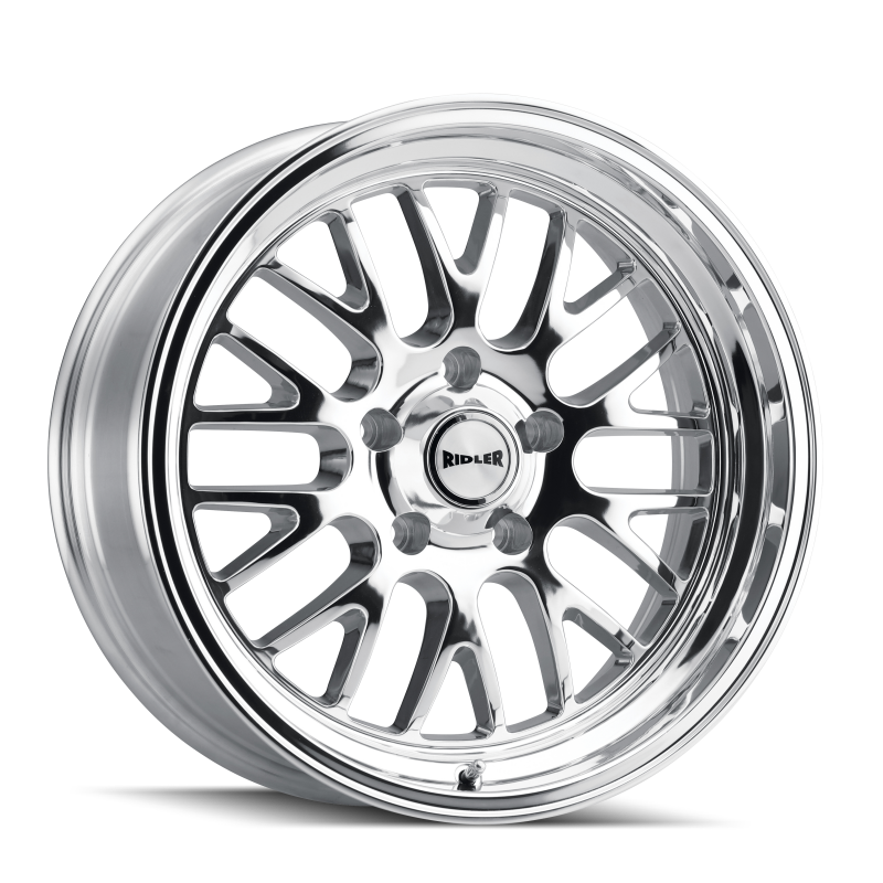 Ridler 607 20x10 / 5x120.65 BP / 0mm Offset / 83.82mm Hub Polished Wheel