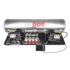 Ridetech Suspension Ridepro E5 Air Ride Suspension Control System 5 Gal Dual Compressor Airpod